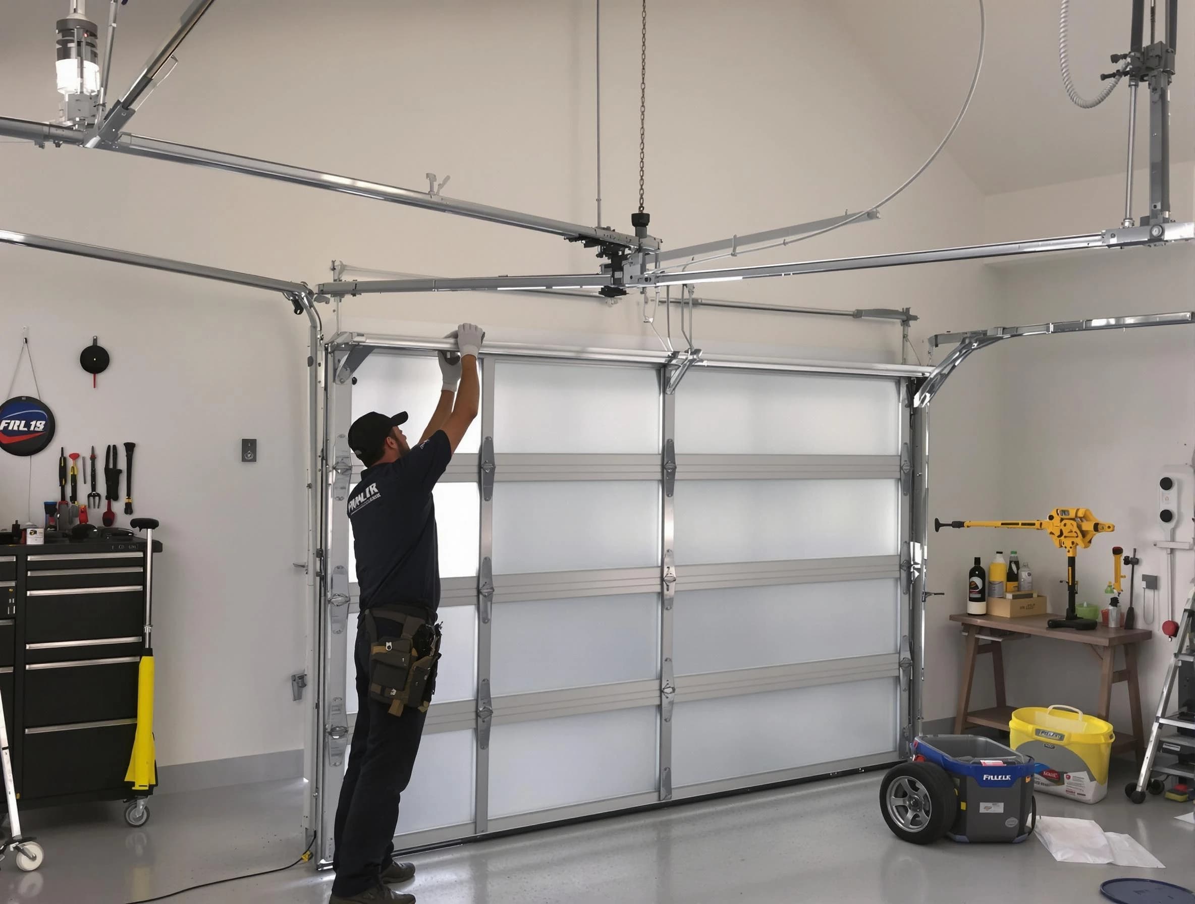 Meadow Lake Garage Door Repair certified team performing precision garage door installation in Meadow Lake
