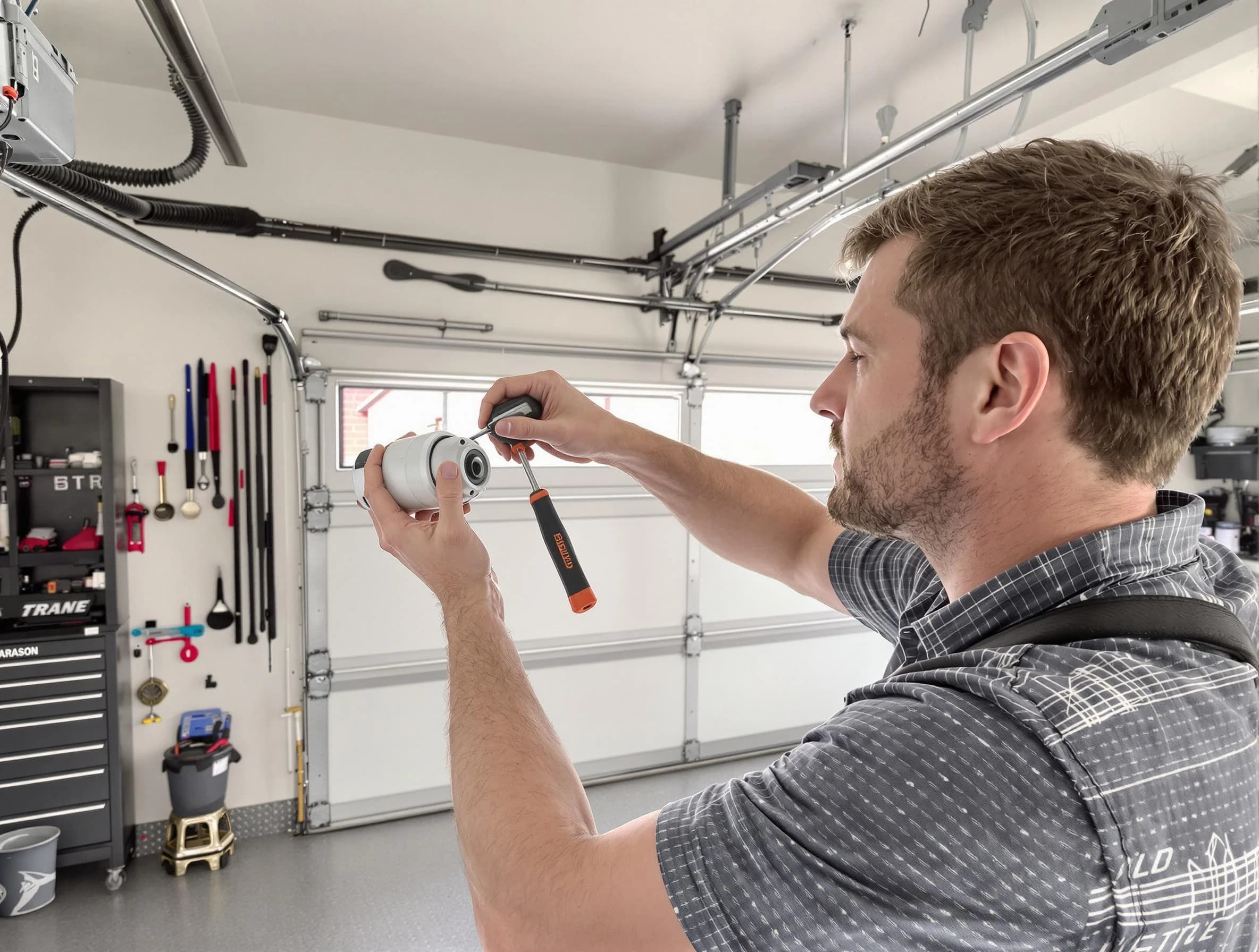 Garage door opener repair service by Meadow Lake Garage Door Repair in Meadow Lake