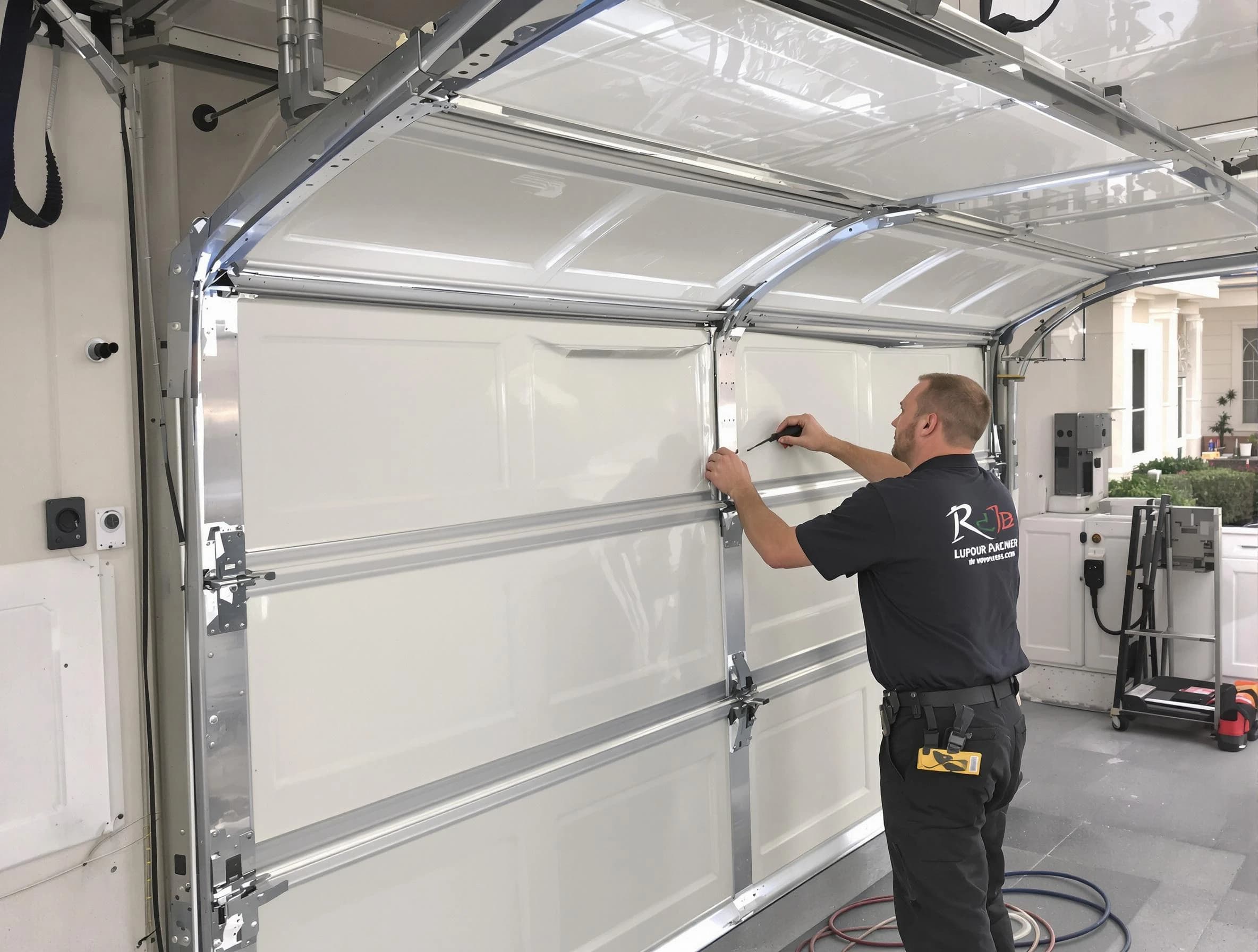 Meadow Lake Garage Door Repair professional performing panel repair in Meadow Lake