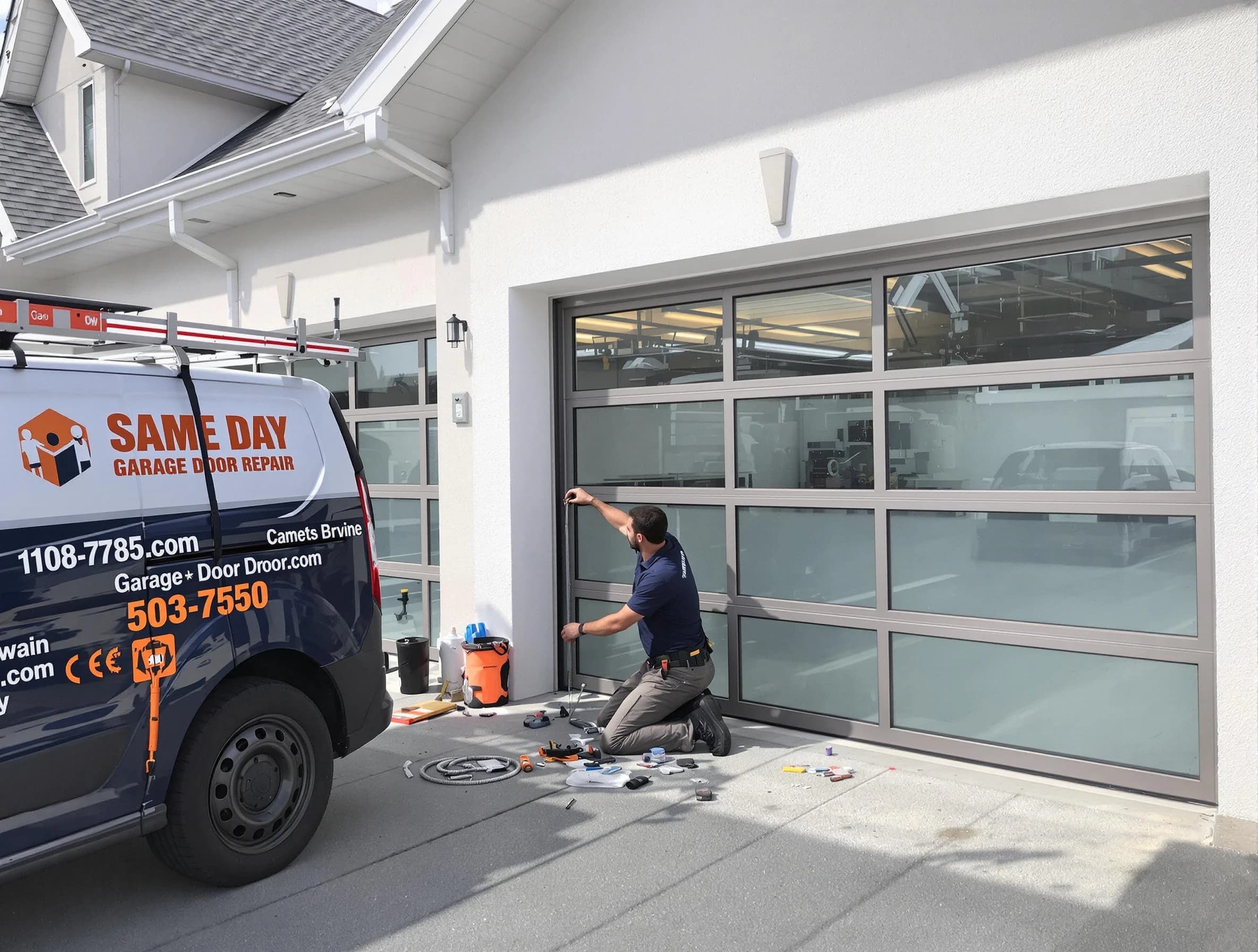 Same-day garage door repair service by Meadow Lake Garage Door Repair in Meadow Lake