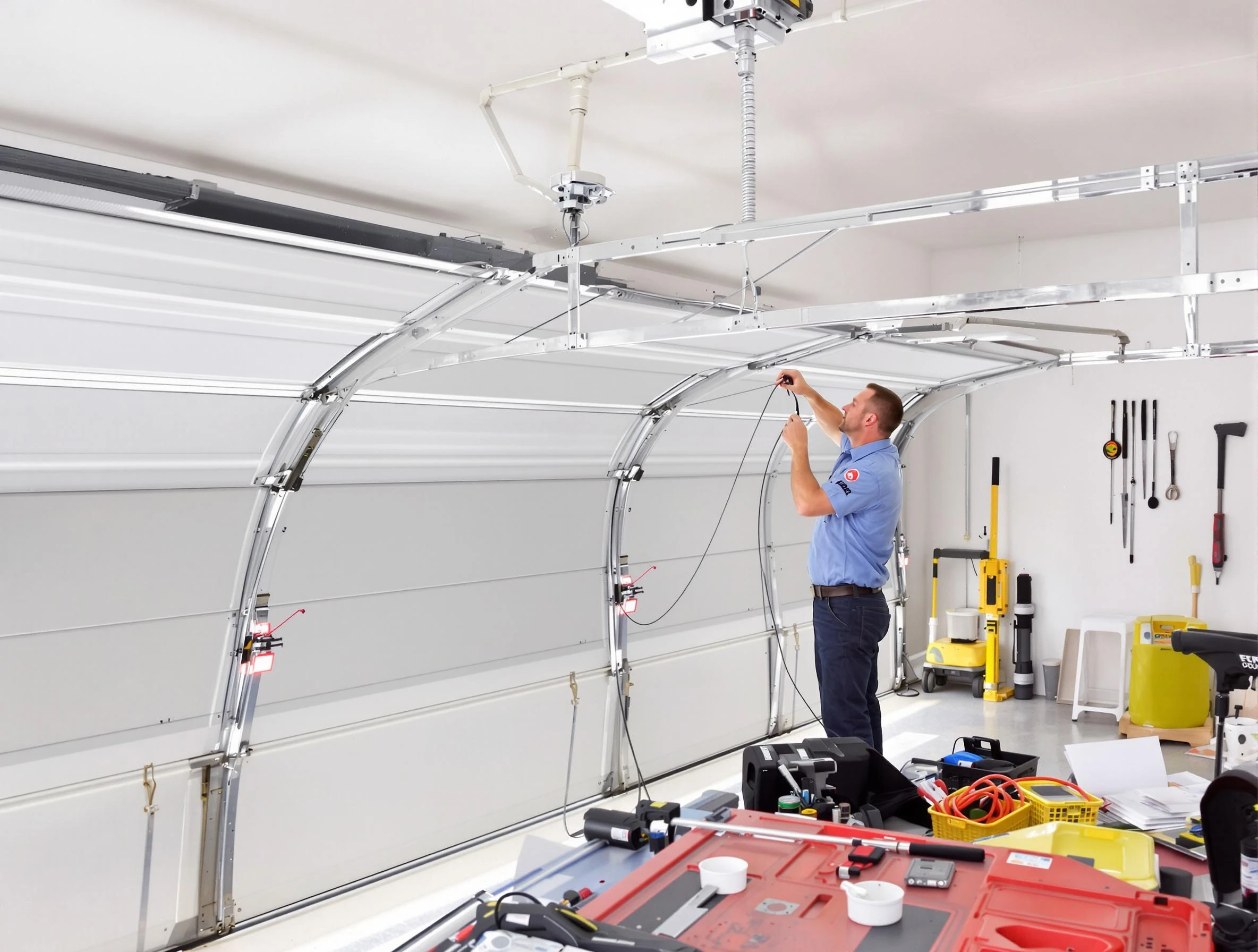 Garage door cable repair service by Meadow Lake Garage Door Repair in Meadow Lake