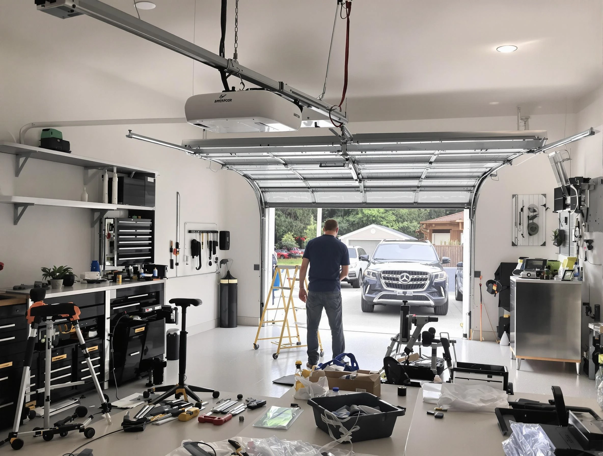 Garage door opener installation by Meadow Lake Garage Door Repair in Meadow Lake