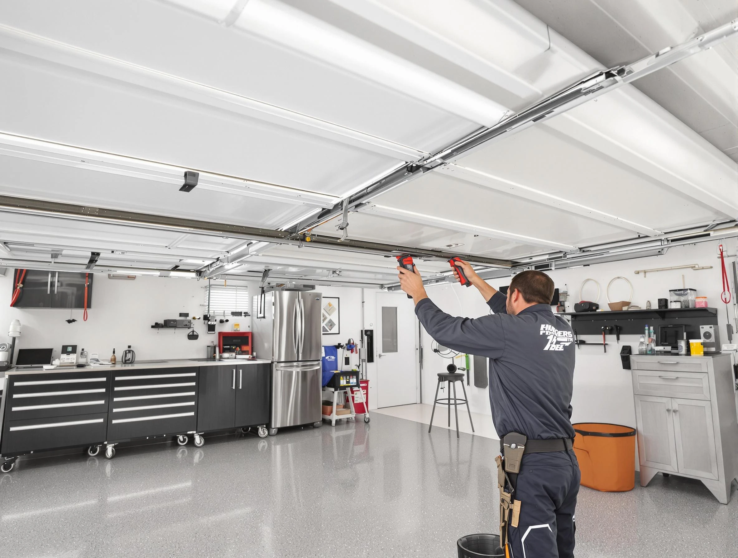 Overhead garage door repair service by Meadow Lake Garage Door Repair in Meadow Lake