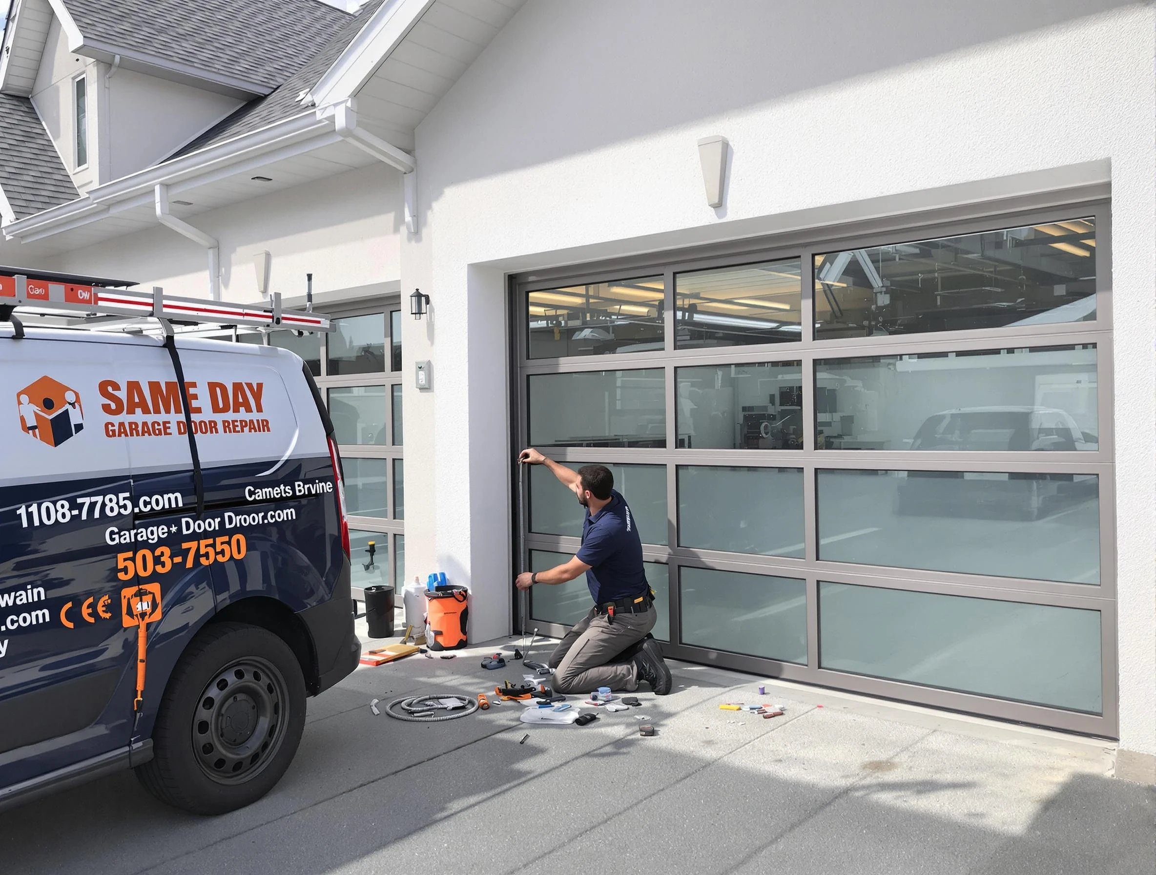 Same-day garage door repair service by Meadow Lake Garage Door Repair in Meadow Lake